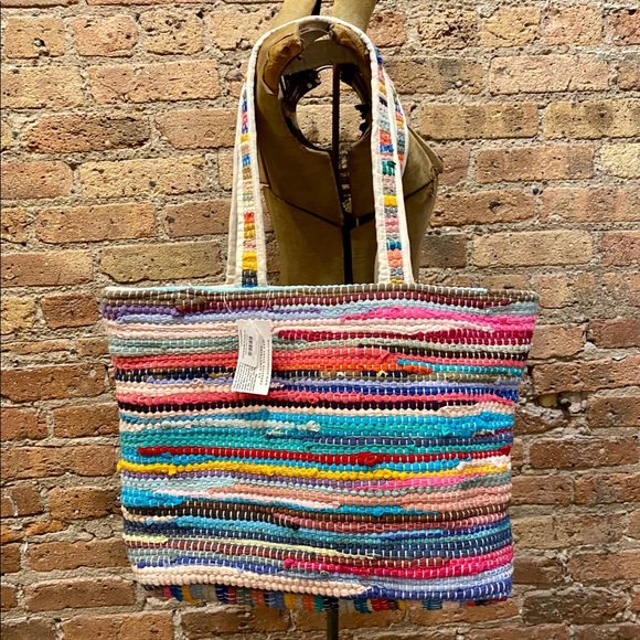 Paper Source Handbags - Paper Source Multicolor Tote NWT